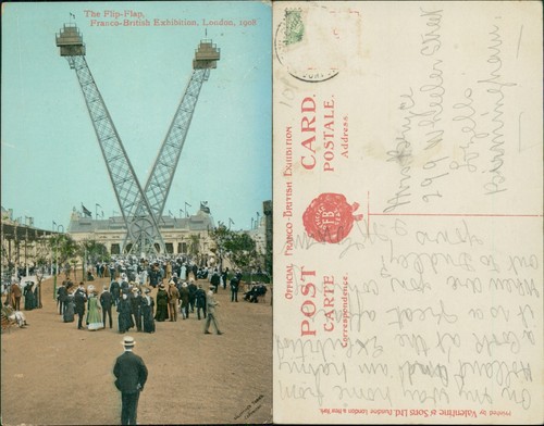 Postcard london franco - postcard, british