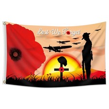 Remembrance Day Flag Poppy