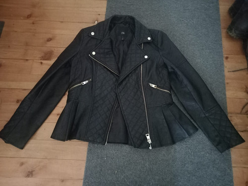 River island black faux - river,