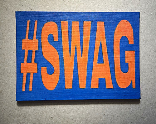 Swag acrylic painting ooak - painting,