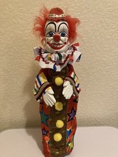 Punch & Judy ' Joey The Clown ' Puppet , Originally Made By Bryan Clarke.