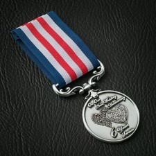 Our 6th IRON WEDDING ANNIVERSARY Long Service/Bravery Medal. Husband/Wife/Gift