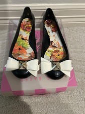 TED BAKER PVC JELLY black bow