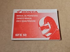 Honda SFX 50 Multilingual Maintenance User Manual 