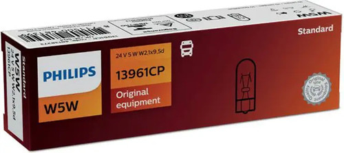 Light bulb w5w 13961cp philips - light,