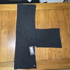 Men's Knitted Charcoal Scarf