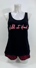 Ladies New Ex Ann Summers  Shorts & Top  PJs Set Size   S  M