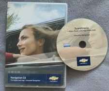 SKANDINAVIA MAPS- NOT UK - CHEVROLET SAT NAV NAVIGATION 7612109086-16G CD DISC