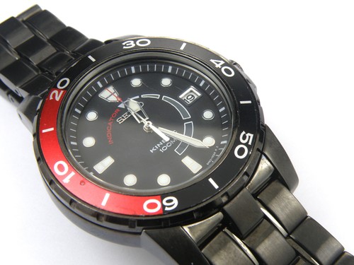Mens seiko 5m62 0pb0 - mens, pepsi