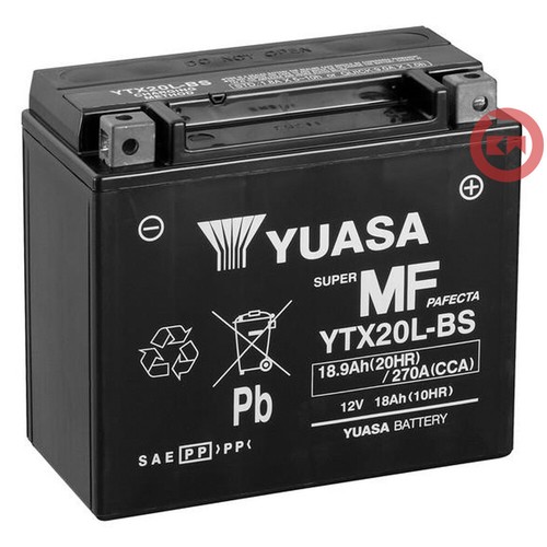 Yuasa ytx20l battery - yuasa, ytx20l-bs