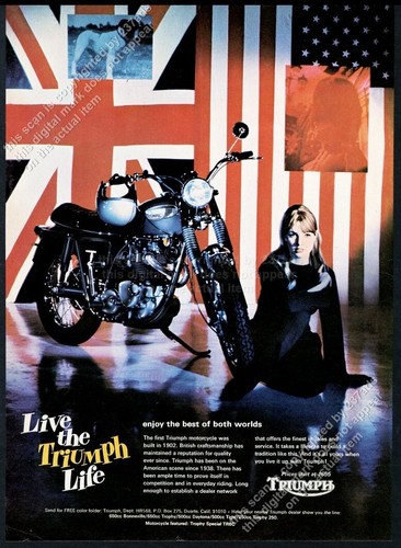 1968 triumph trophy - trophy, special