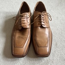 GALIZIO TORRESI - Tan Leather - Gent's Shoes - Size 46 - Worn Once Only