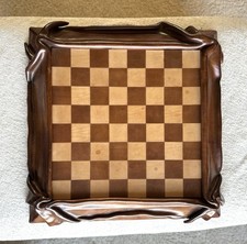 Italian Vintage Leather Chess
