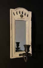 Vintage mirrored wall sconce - mirrored,