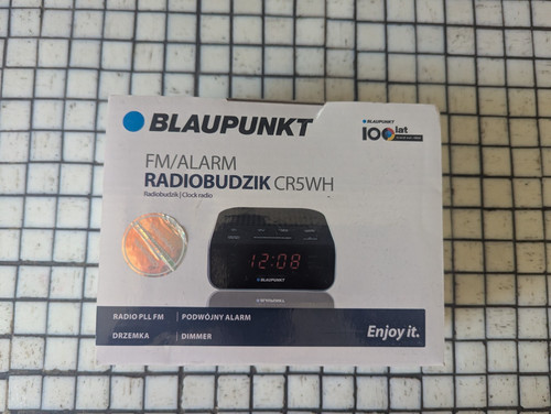 Unused clock radio blaupunkt - unused,