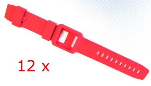 Lot red silicone watch - lot,