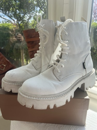 White doc martin boots size5 - martin,