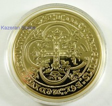 Windsor Mint Gold Plated Edward III Double Leopard International Coin