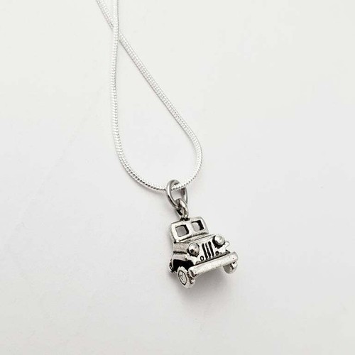 Jeep front end necklace yj - necklace, cj