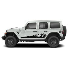 Mountain decal FOR Jeep Wrangler JL JK Rubicon Sahara Willys Sport stickers 2023