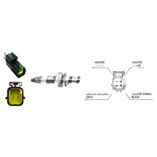 Lambda Sensor For Rover MG 100 Metro 114 GTI 16V Lemark Oxygen MHK10004