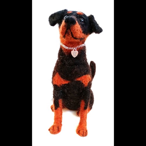 New handmade rottweiler dog - new,