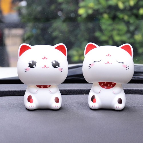 Car ornament solar cute - car,