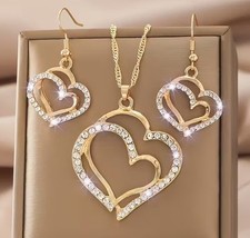 Ladies girls `Double Heart `