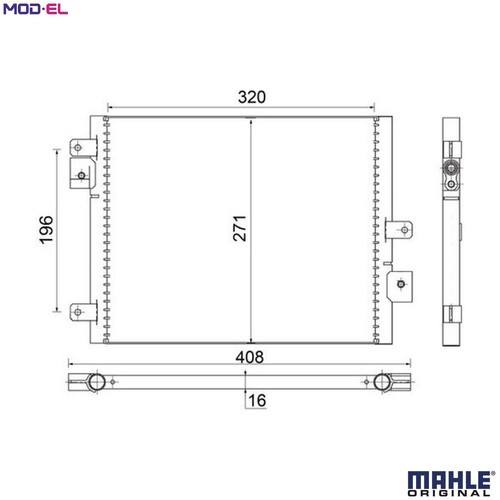 Condenser air conditioning - condenser,