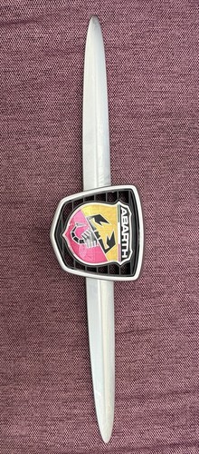 Abarth front badge logo - front,