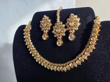 Indian Kundan Gold Tone Bridal