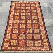 4x6 afghan rooster pictorial - 4x6,