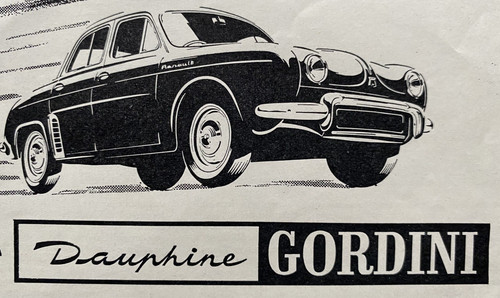 Renault dauphine gordini - renault,