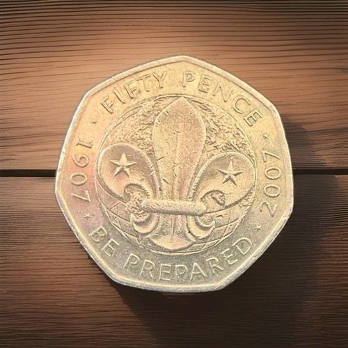 Rare fifty pence coin - pence,