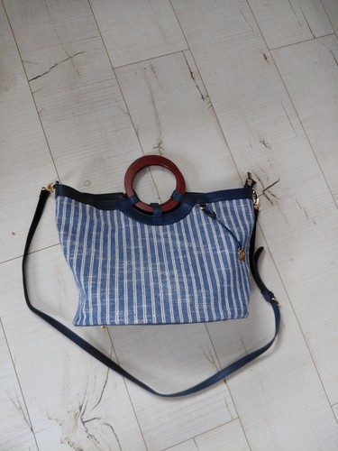 Laura ashley navy blue stripe - laura,