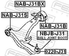 Wishbone Pin Repair Kit Lower