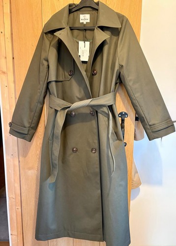 Brora skye waxed trench coat - skye,