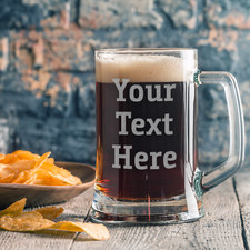 Personalised Glass Tankard