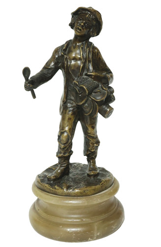 Old krafft bronze figure - old,