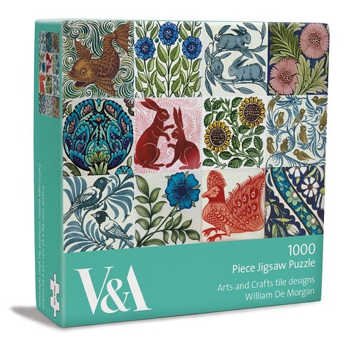 William de morgan tiles - v,