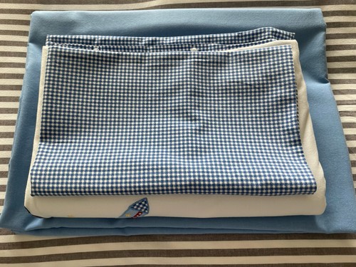 Lovely single bed set blue - bed,