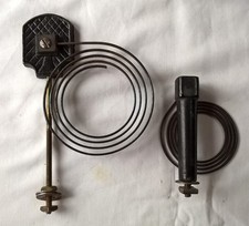 Two Clock Gongs and Stands For Striking Clocks – Ansonia and another