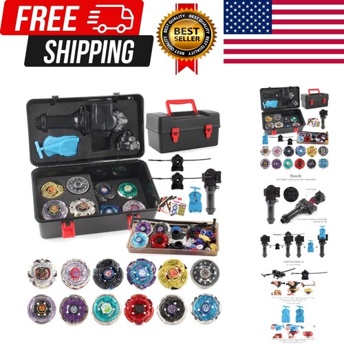 Battling top toy set - top, 12
