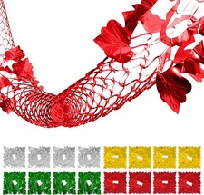16Pcs Gold & Red Foil