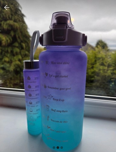 Purple blue flip top water - purple/blue,