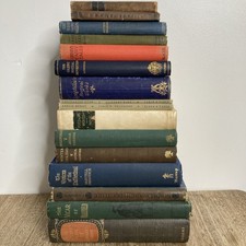 HUGE Job Lot Antique Vintage Hardback Books Classics 1800s Early 20th C Decor