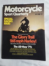 1971 MOTORCYCLE SPORT MAGAZINE