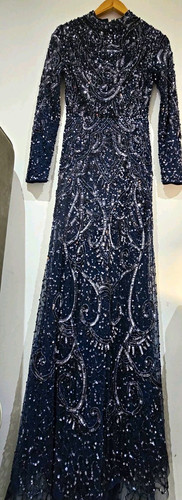 Maryisa navy sequin beaded - maryisa,