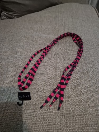 Pink black striped - striped, shoe