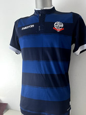 Bolton Wanderers Macron Medium Burnden Disaster Shirt Jersey Football Soccer Ltd